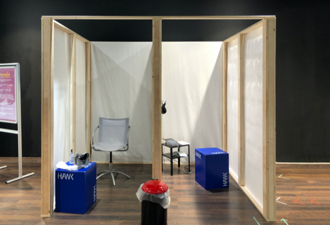 Der Warteraum - Gesamtes Exponat